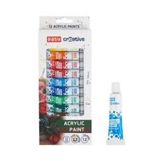 EASY Akrylové barvy 12 ml, 12 barev