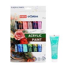EASY Akrylové barvy 20 ml, 12 barev