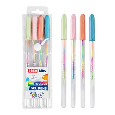 EASY Kids MULTICOLOUR Sada vícebarevných gelových per, 4 ks