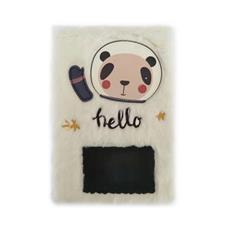 EASY Kids PLUSHY PANDA Plyšový zápisník, A5, 80 listů