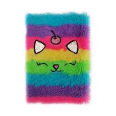 EASY Kids PLUSHY RAINBOW Plyšový zápisník, A5, 80 listů