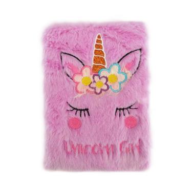 EASY Kids PLUSHY UNICORN Plyšový zápisník, A5, 80 listů