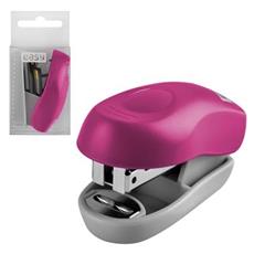 EASY Mini plastová sešívačka, 8 listů, růžová