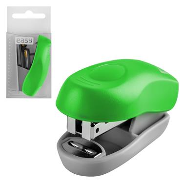 EASY Mini plastová sešívačka, 8 listů, zelená