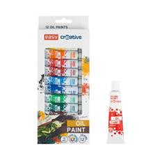 EASY Olejové barvy 12 ml, 12 barev