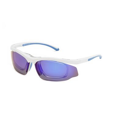 SOLANO SP20066B, Sportovní brýle, bílo-modrý rám