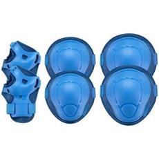 Spokey BUFFER 3dílná sada dětských chráničů, tmavě modré, vel. XS-M