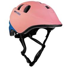 Spokey CHERUB Dětská helma na kolo, inline, skate, 52-56 cm, růžovo-modrá