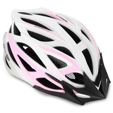 Spokey FEMME Helma na kolo, inline, 55-58 cm, bílo-růžová