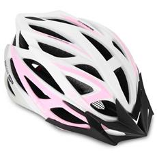 Spokey FEMME Helma na kolo, inline, 55-58 cm, bílo-růžová
