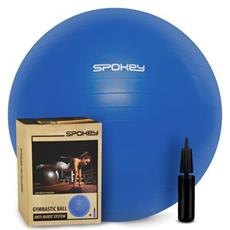 Spokey FITBALL III Gymnastický míč 65 cm včetně pumpičky, modrý