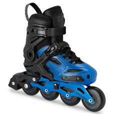 Spokey FREESPO JUNIOR Dětské kolečkové brusle, modré, vel. 27-38