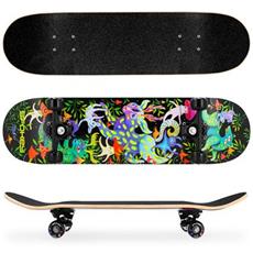 Spokey OLLIE Skateboard 7.75", se svítícími prvky ve tmě