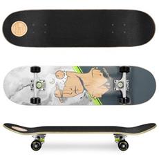Spokey SKALLE PRO Skateboard 7.75", šedý