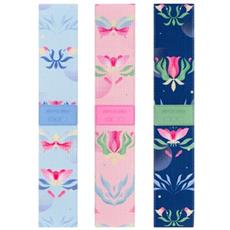 Spokey THE BLOOM BAND SET Sada 3 posilovacích textilních gum + obal