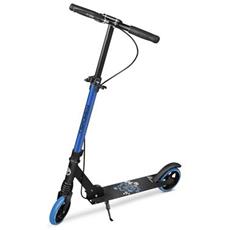 Spokey VACAY PRO Koloběžka s ruční brzdou, kolečka 145 mm, modrá